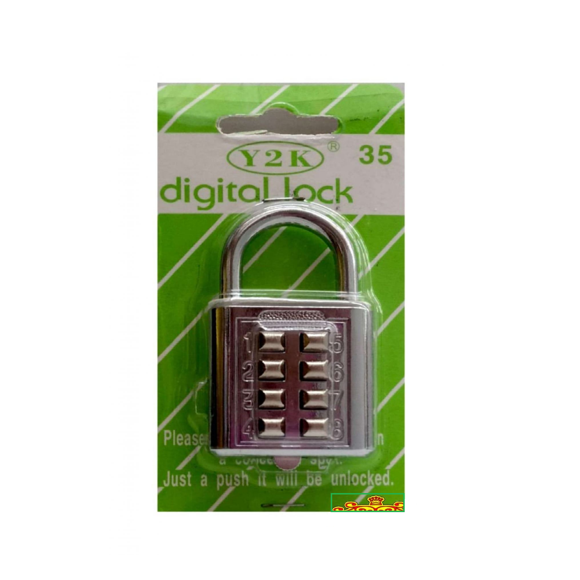 Y2K 10 Button Digital Lock 35MM PL35